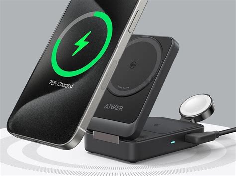 wireless charge with metal bracket|anker maggo wireless charging station.